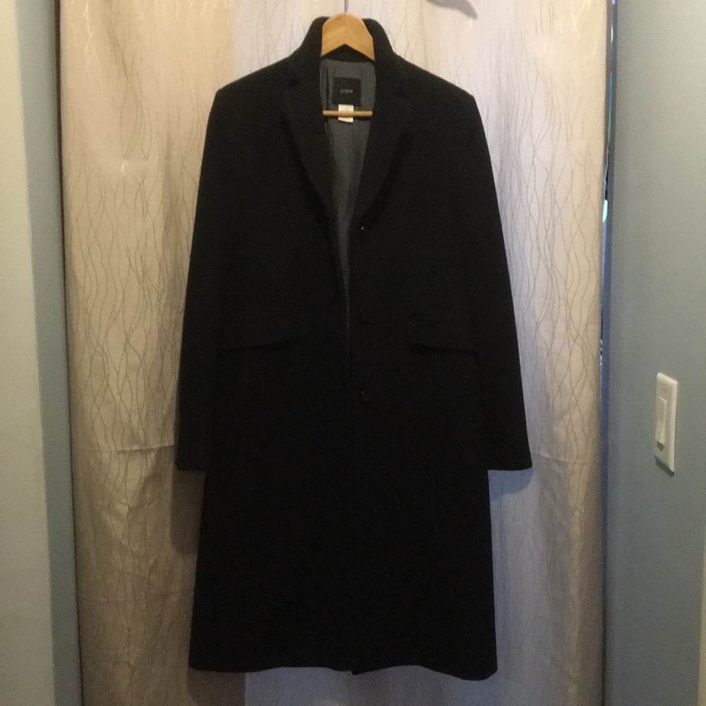 J. Crew Black Pea Coat